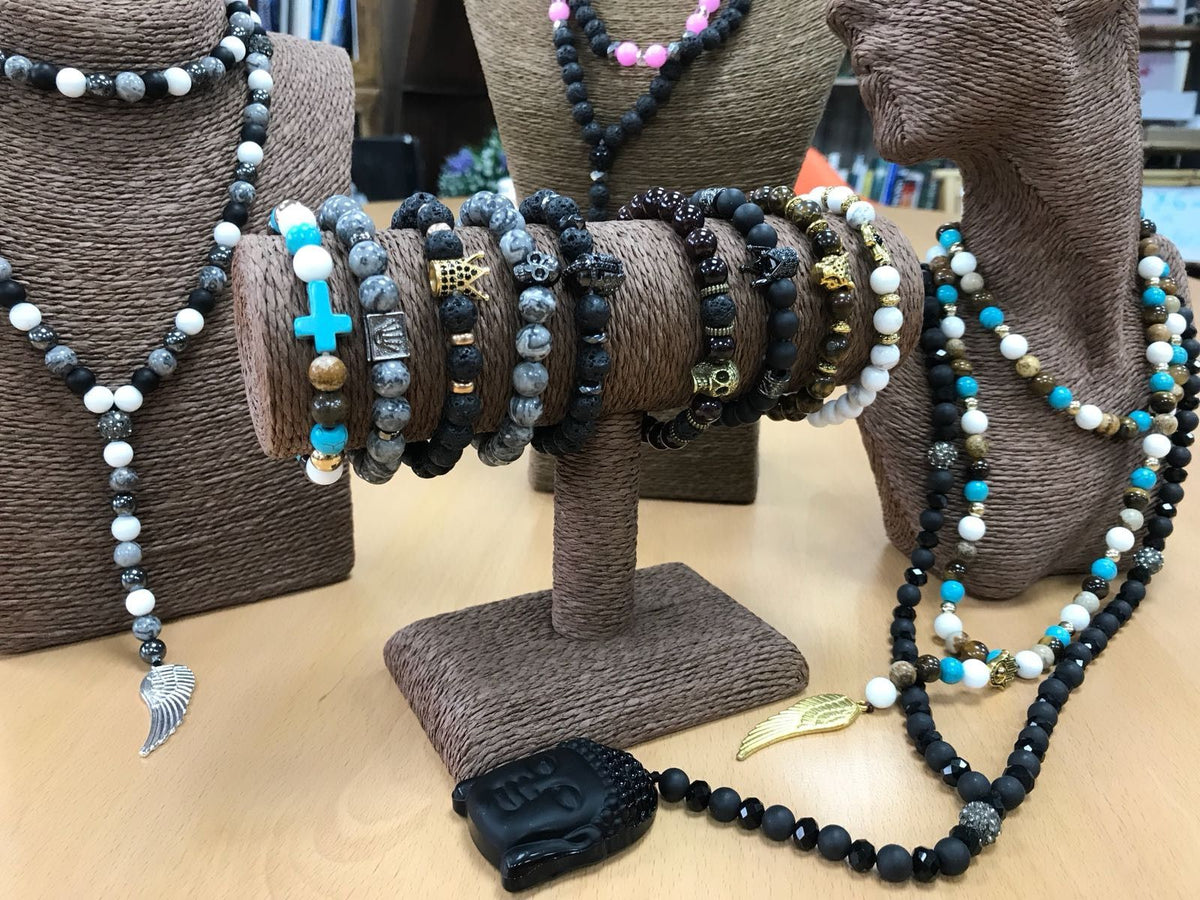 Tigre dorado / Ojo de tigre - Pulsera de piedras preciosas